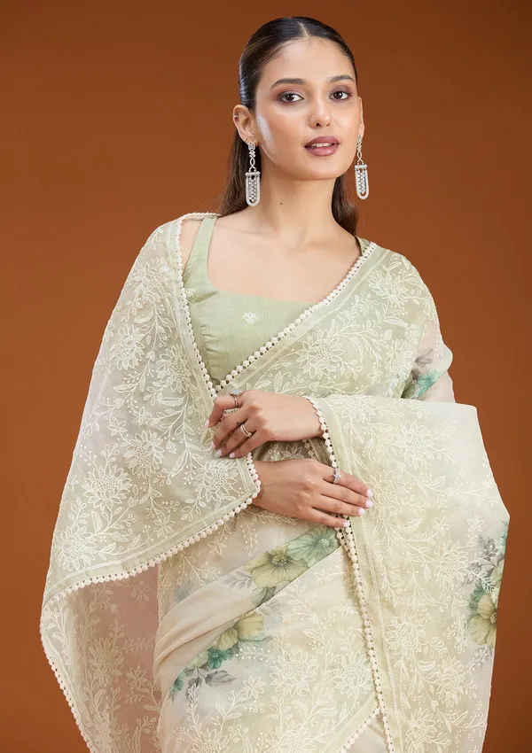 Beige_Threadwork_Chanderi_Saree