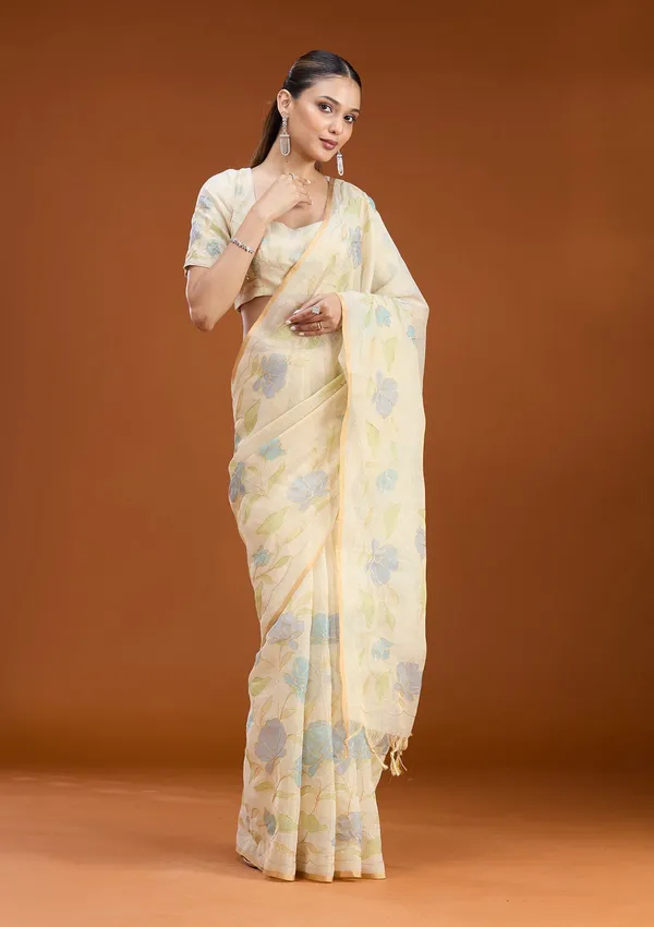Beige_Zariwork_Gold_Chanderi_Saree