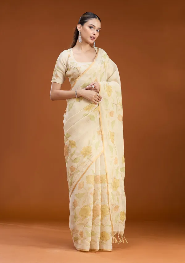 Beige_Zariwork_Gold_Chanderi_Saree