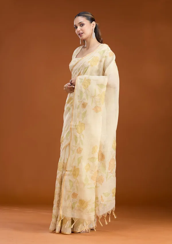 Beige_Zariwork_Gold_Chanderi_Saree