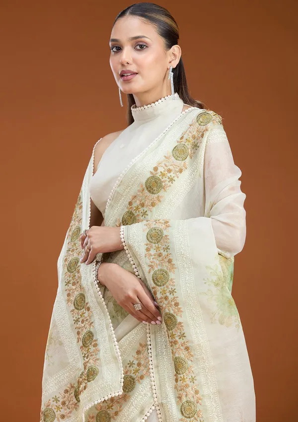Pista_Green_Threadwork_Chanderi_Saree