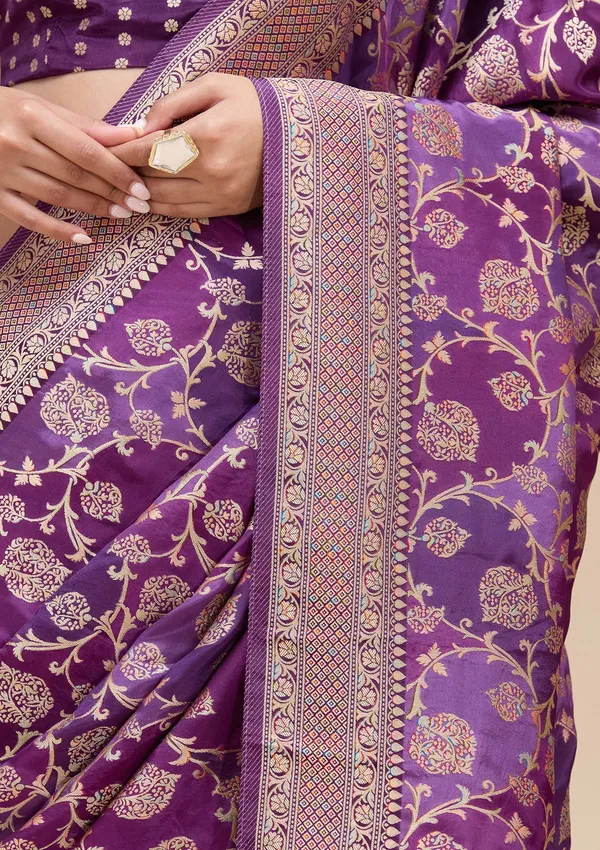 Purple_Zariwork_Gold_Art_Silk_Saree