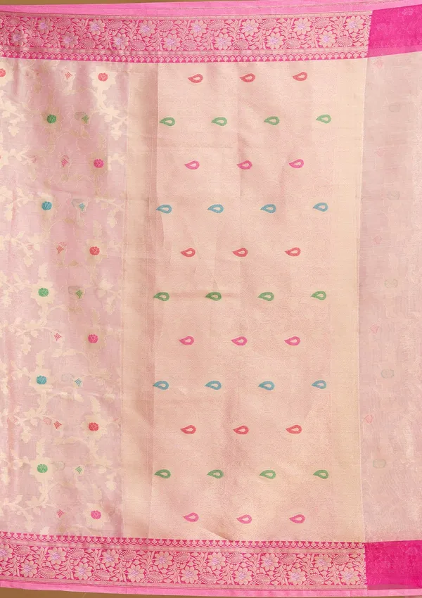 Pink_Zariwork_Tissue_Silk_Saree