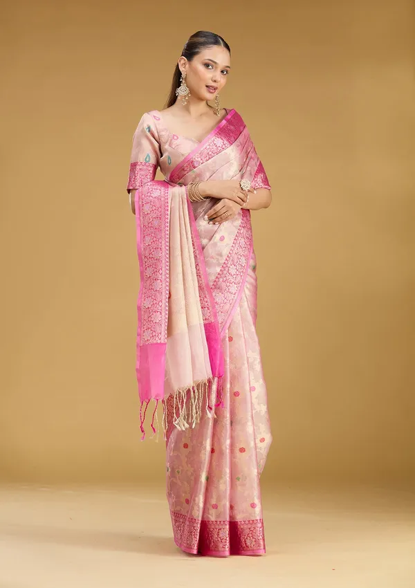 Pink_Zariwork_Tissue_Silk_Saree