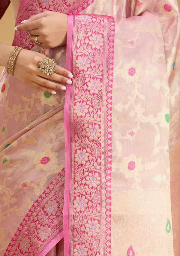 Pink_Zariwork_Tissue_Silk_Saree