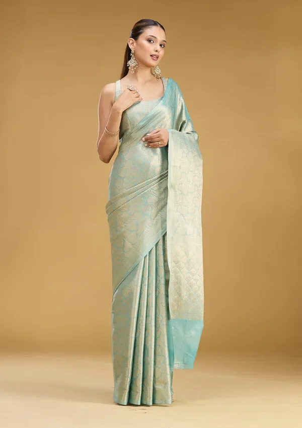 Sky_Blue_Zariwork_Gold_Tissue_Silk_Saree