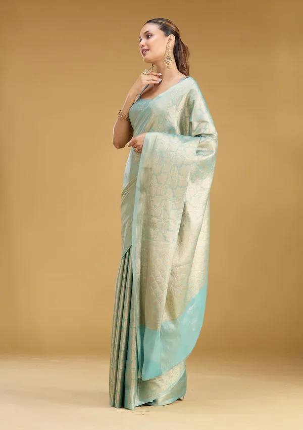Sky_Blue_Zariwork_Gold_Tissue_Silk_Saree