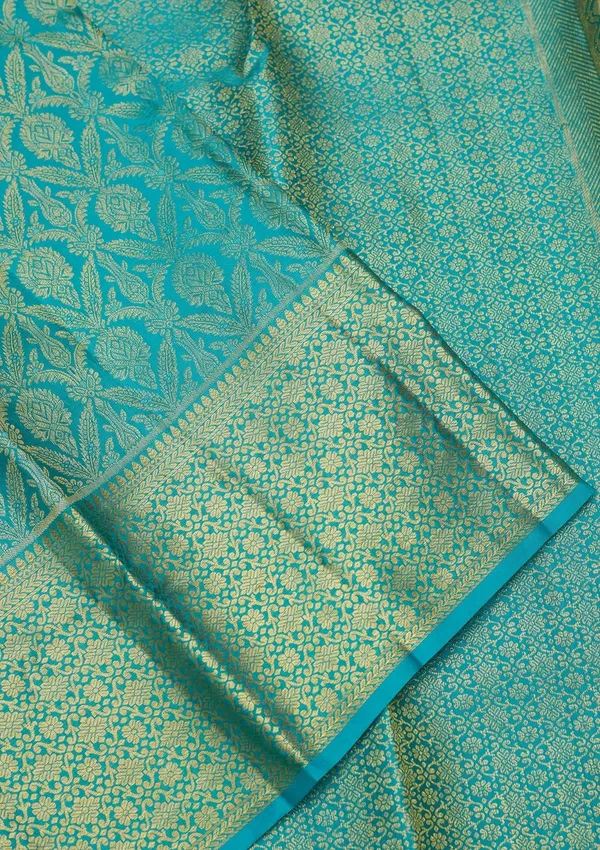 Sky_Blue_Zariwork_Gold_Pure_Silk_Saree
