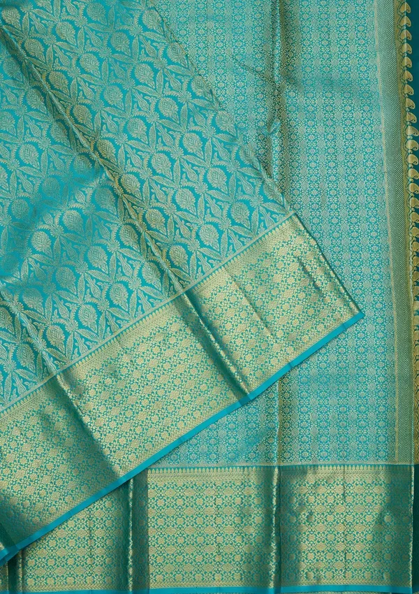 Sky_Blue_Zariwork_Gold_Pure_Silk_Saree
