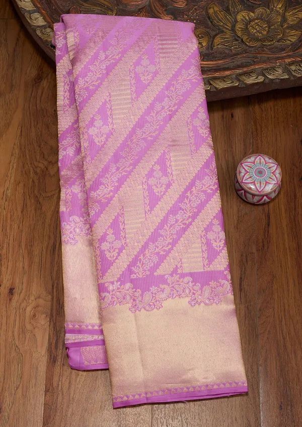 Lavender_Zariwork_Gold_Pure_Silk_Saree