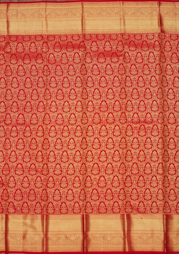 Red_Zariwork_Gold_Pure_Silk_Saree