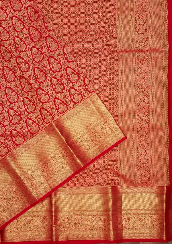 Red_Zariwork_Gold_Pure_Silk_Saree