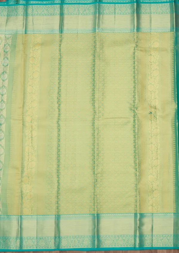 Sea_Green_Zariwork_Gold_Pure_Silk_Saree