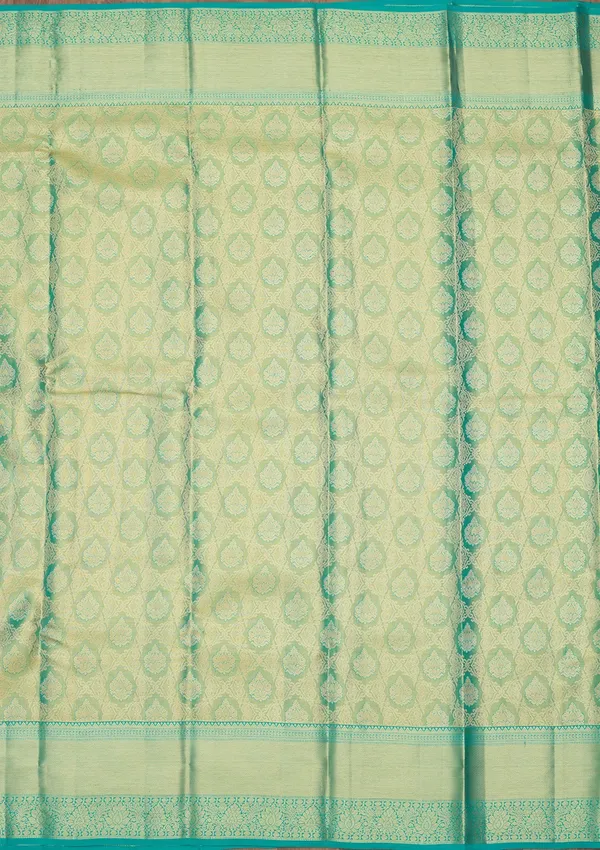 Sea_Green_Zariwork_Gold_Pure_Silk_Saree