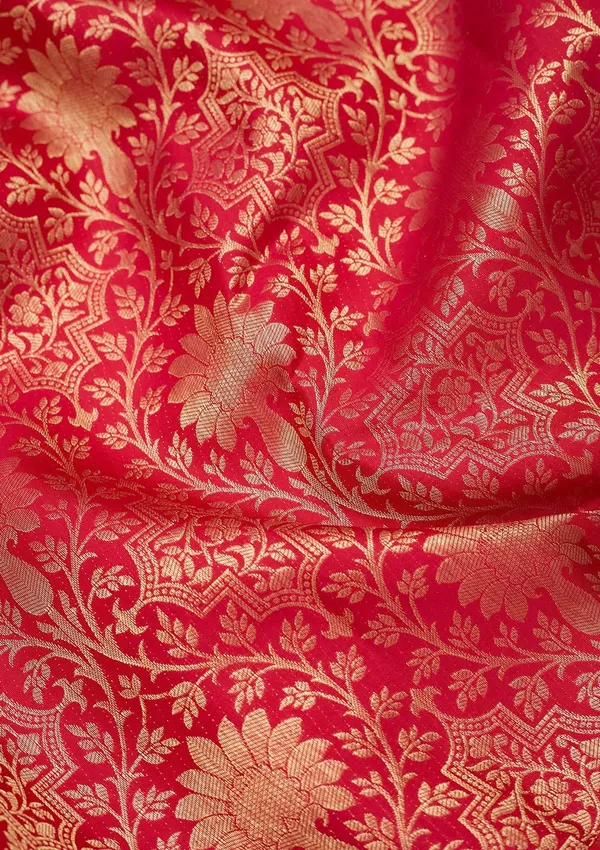 Rani_Pink_Zariwork_Gold_Pure_Silk_Saree