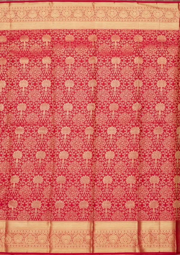 Rani_Pink_Zariwork_Gold_Pure_Silk_Saree