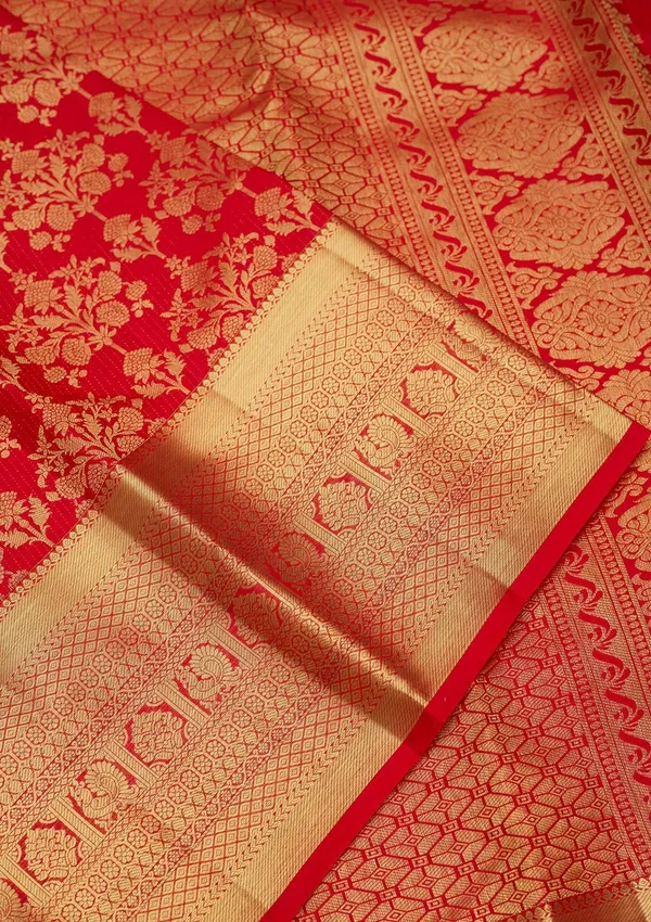 Red_Zariwork_Gold_Pure_Silk_Saree