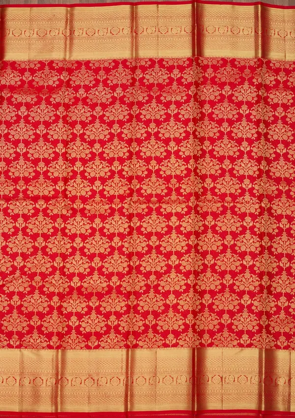 Red_Zariwork_Gold_Pure_Silk_Saree