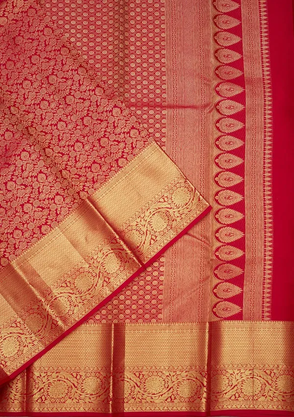 Rani_Pink_Zariwork_Gold_Pure_Silk_Saree