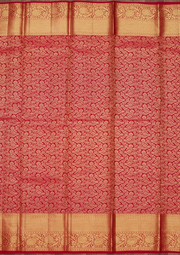 Rani_Pink_Zariwork_Gold_Pure_Silk_Saree
