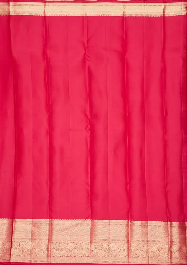 Rani_Pink_Zariwork_Gold_Pure_Silk_Saree
