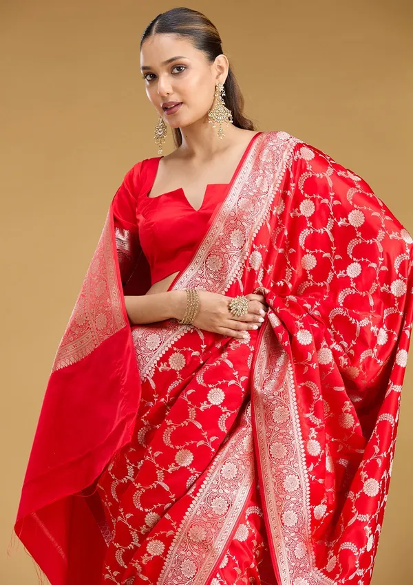 Red_Zariwork_Silver_Art_Silk_Saree