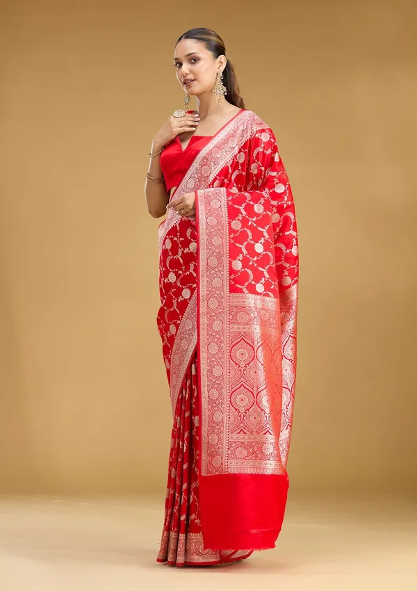 Red_Zariwork_Silver_Art_Silk_Saree