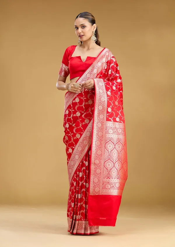 Red_Zariwork_Silver_Art_Silk_Saree