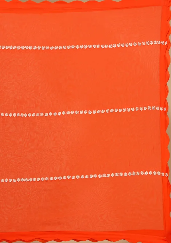 Rust_Pearlwork_Georgette_Readymade_Salwar_Suit