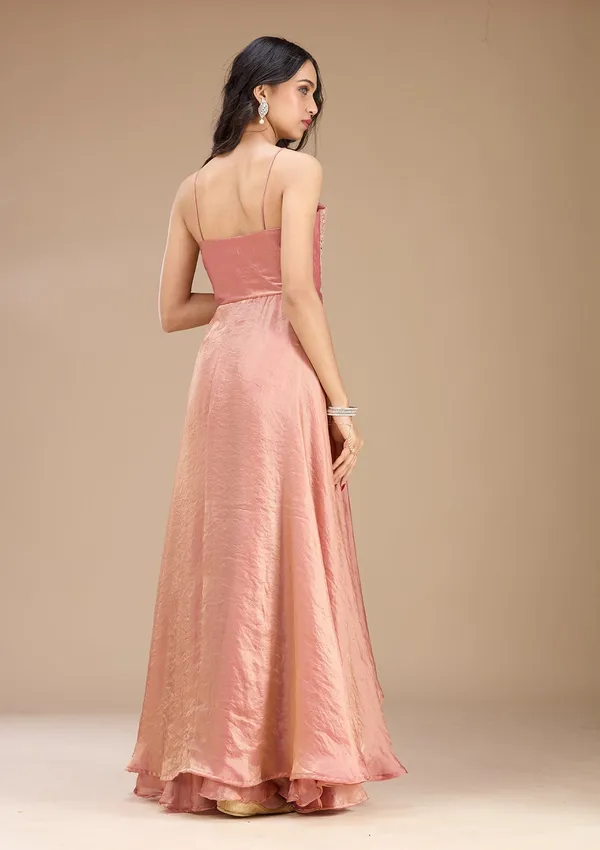 Onion_Pink_Zariwork_Gold_Satin_Readymade_Salwar_Suit