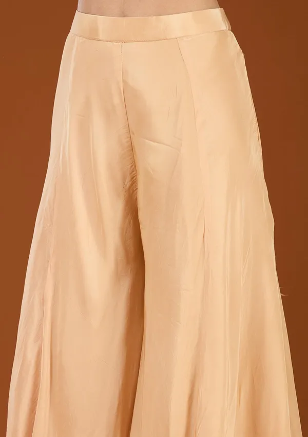 Beige_Threadwork_Georgette_Readymade_Salwar_Suit