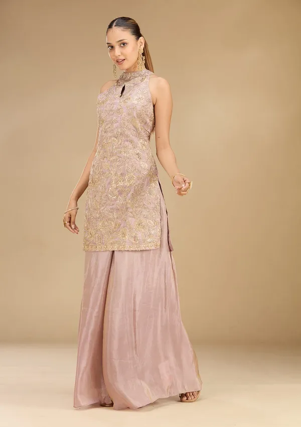 Lavender_Cutdana_Tissue_Readymade_Salwar_Suit