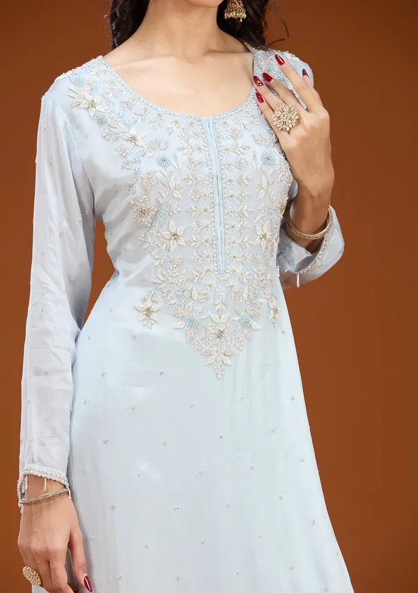 Sky_Blue_Threadwork_Tissue_Readymade_Salwar_Suit
