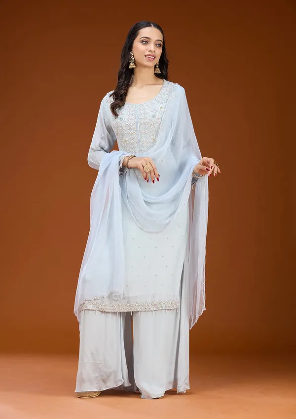 Sky_Blue_Threadwork_Tissue_Readymade_Salwar_Suit