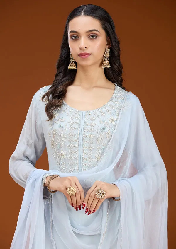 Sky_Blue_Threadwork_Tissue_Readymade_Salwar_Suit