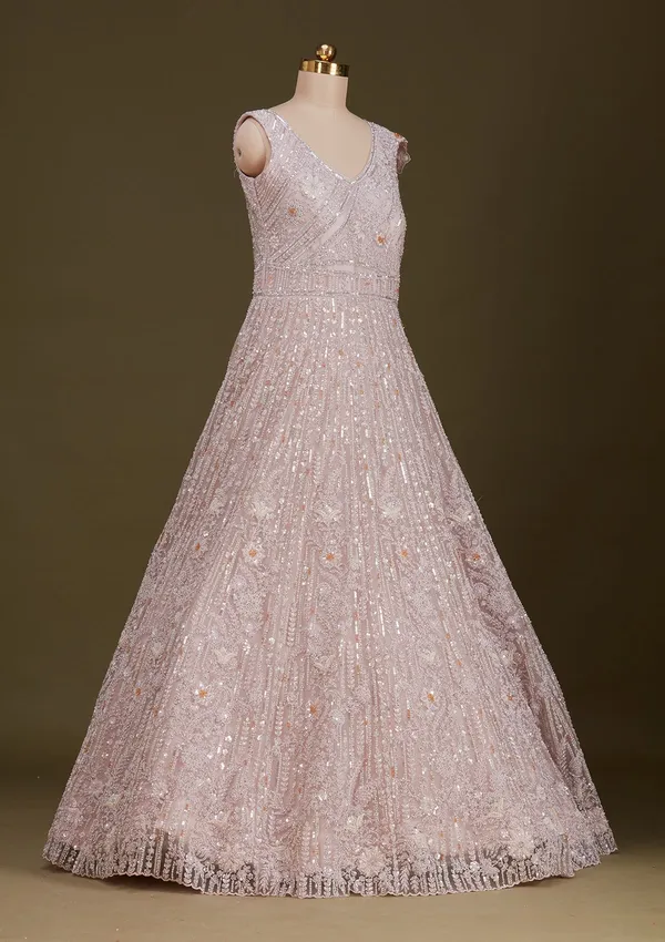 Pink_Stonework_Net_Gown
