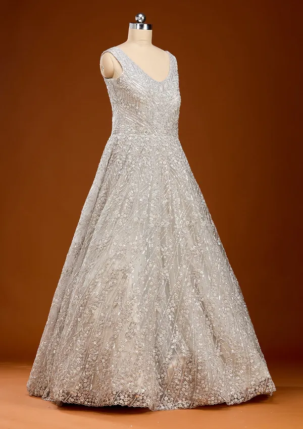 Grey_Stonework_Net_Gown