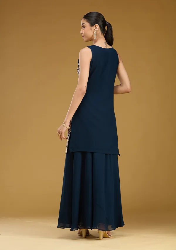 Navy_Blue_Threadwork_Georgette_Readymade_Salwar_Suit
