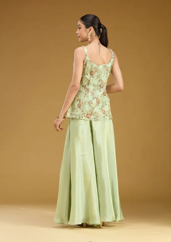 Pista_Green_Cutdana_Soft_Raw_Silk_Readymade_Salwar_Suit