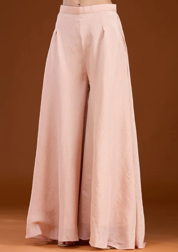 Peach_Threadwork_Tissue_Readymade_Salwar_Suit