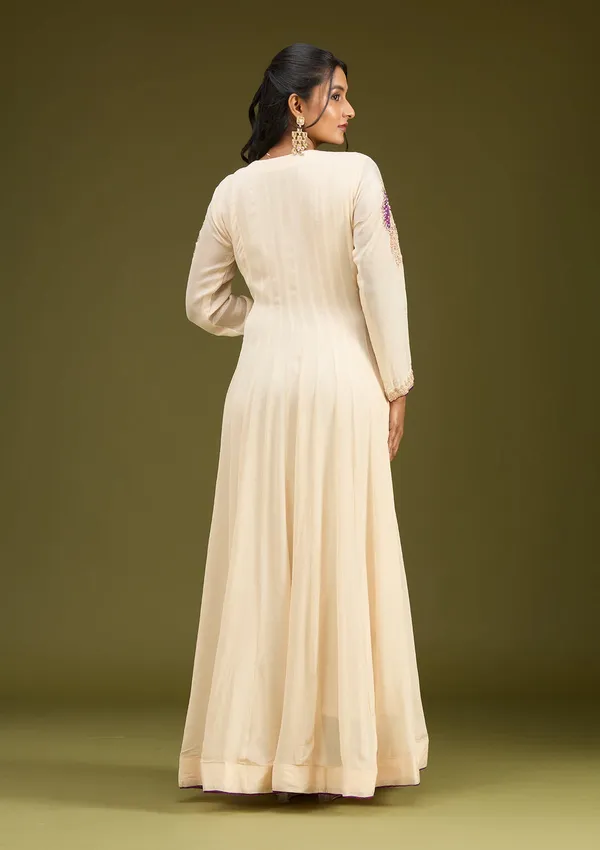 Off_White_Zariwork_Gold_Chanderi_Readymade_Salwar_Suit