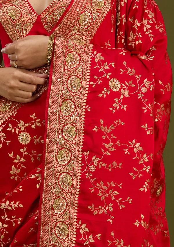 Red_Cutdana_Silk_Saree