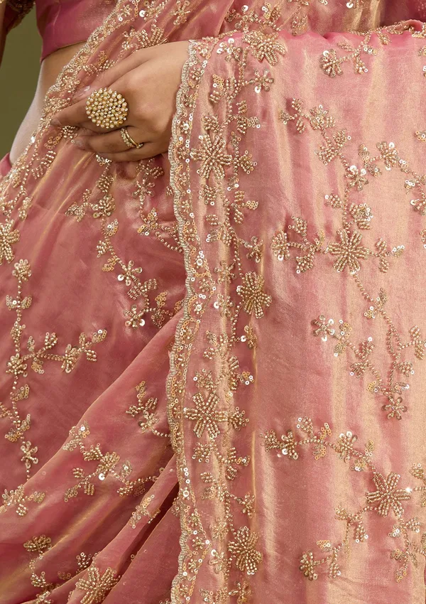 Onion_Pink_Cutdana_Tissue_Saree