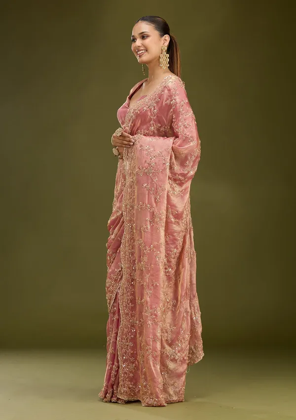 Onion_Pink_Cutdana_Tissue_Saree