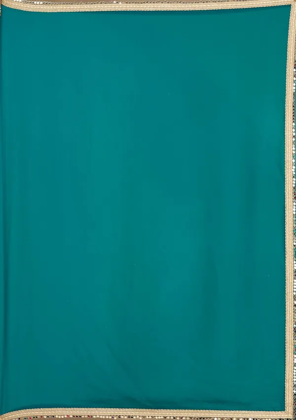 Rama_Green_Mirrorwork_Georgette_Saree