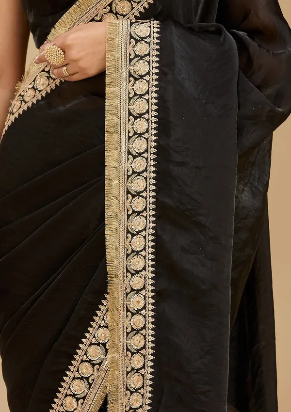 Black_Cording_Tissue_Saree