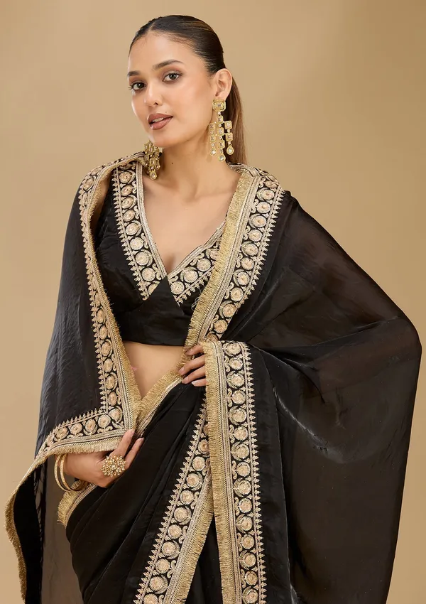 Black_Cording_Tissue_Saree