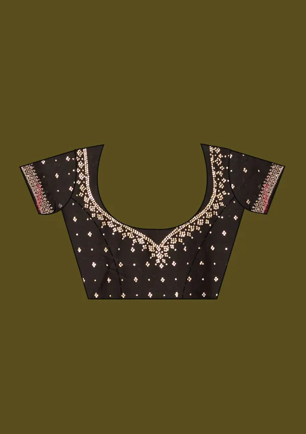 Black_Stonework_Gold_Satin_Saree