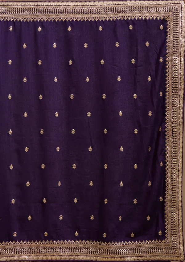 Purple_Cording_Soft_Raw_Silk_Saree