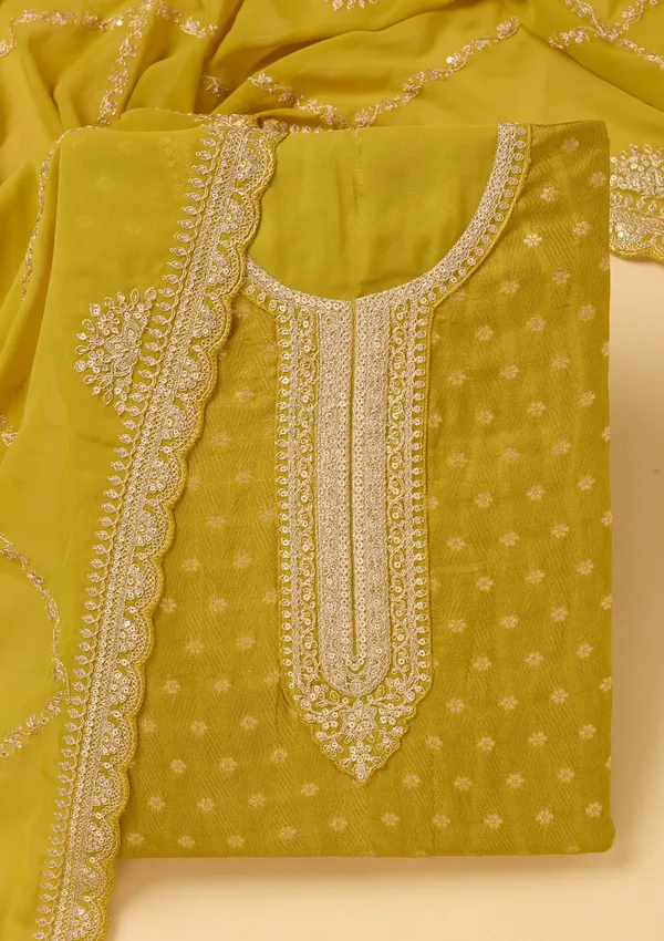 Mustard_Zariwork_Gold_Chanderi_Unstitched_Salwar_Suit